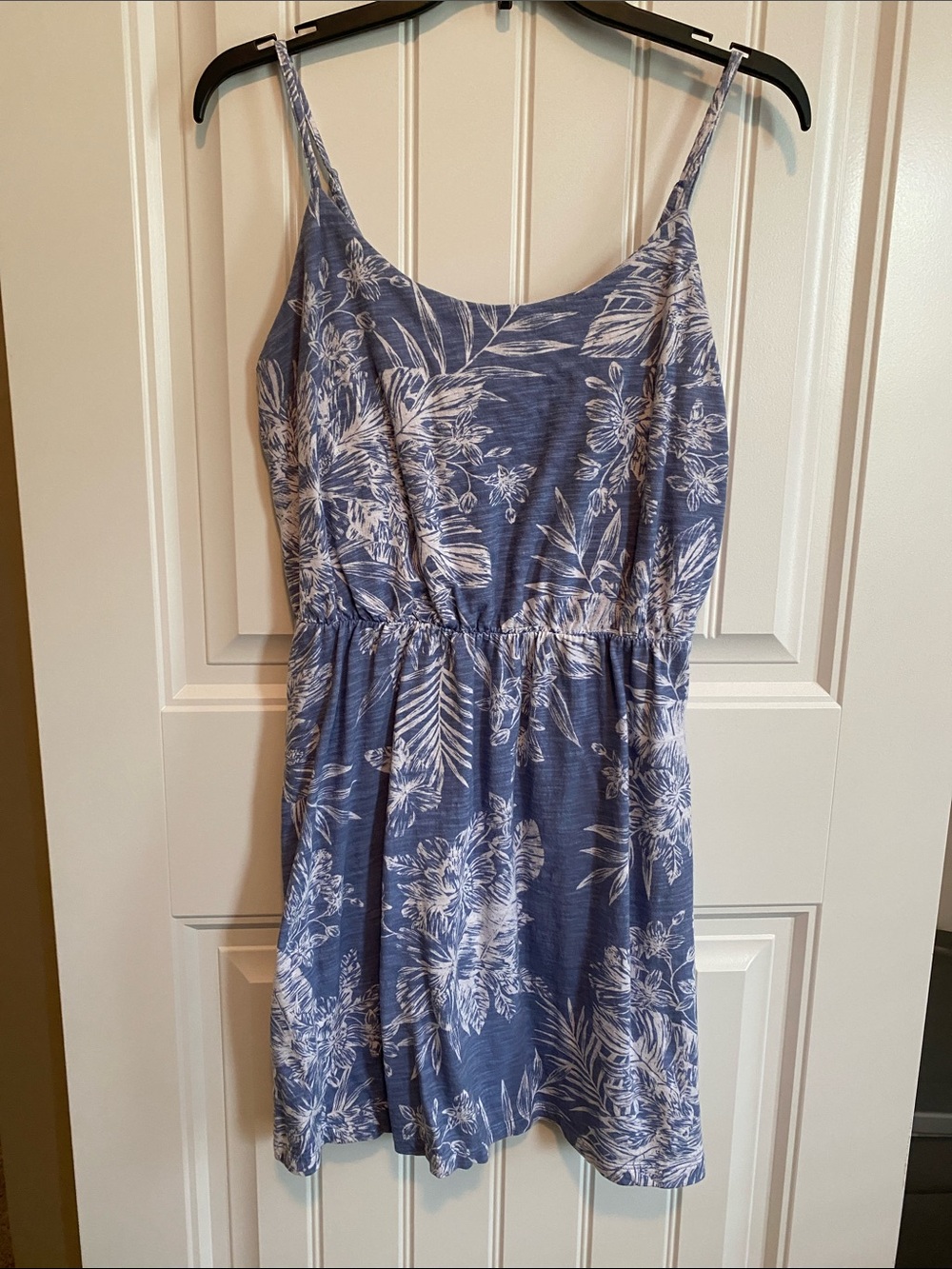 Old Navy Blue Floral Midi Dress